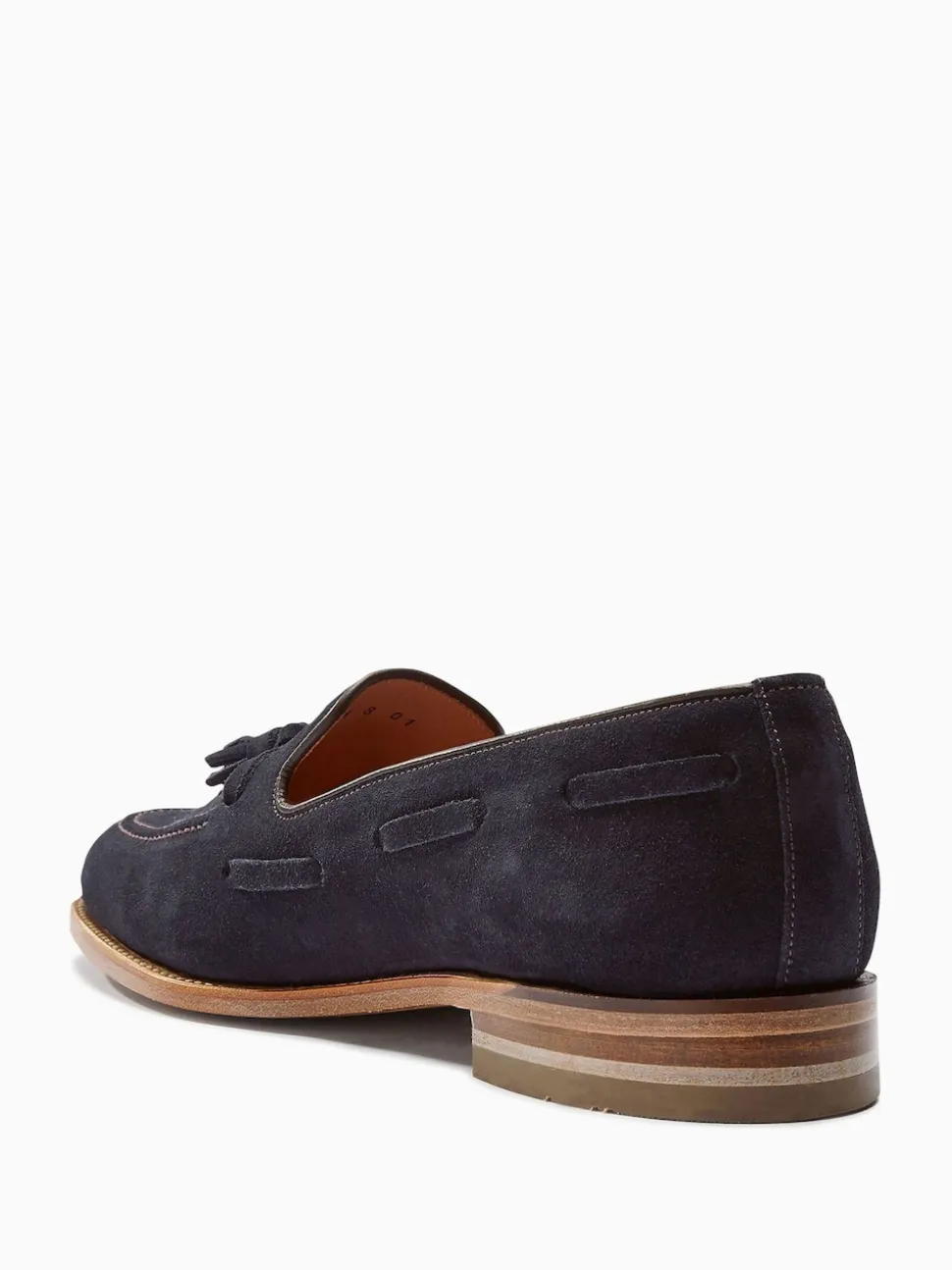 Navy Blue Loake For Next Suede Loafers