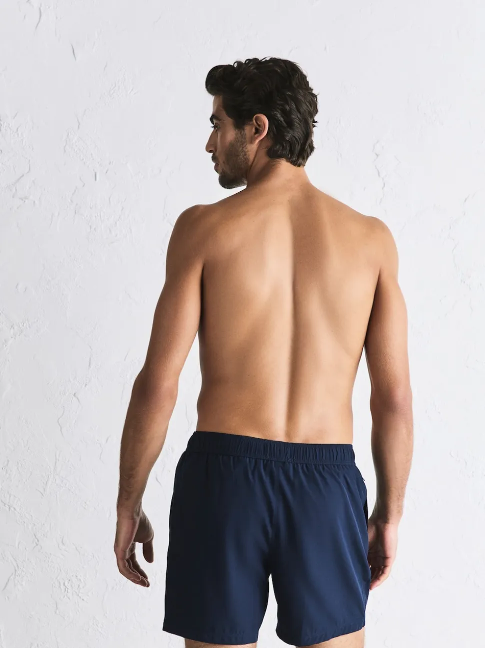 Navy Blue Motion-Flex 5 Inch Swim Shorts