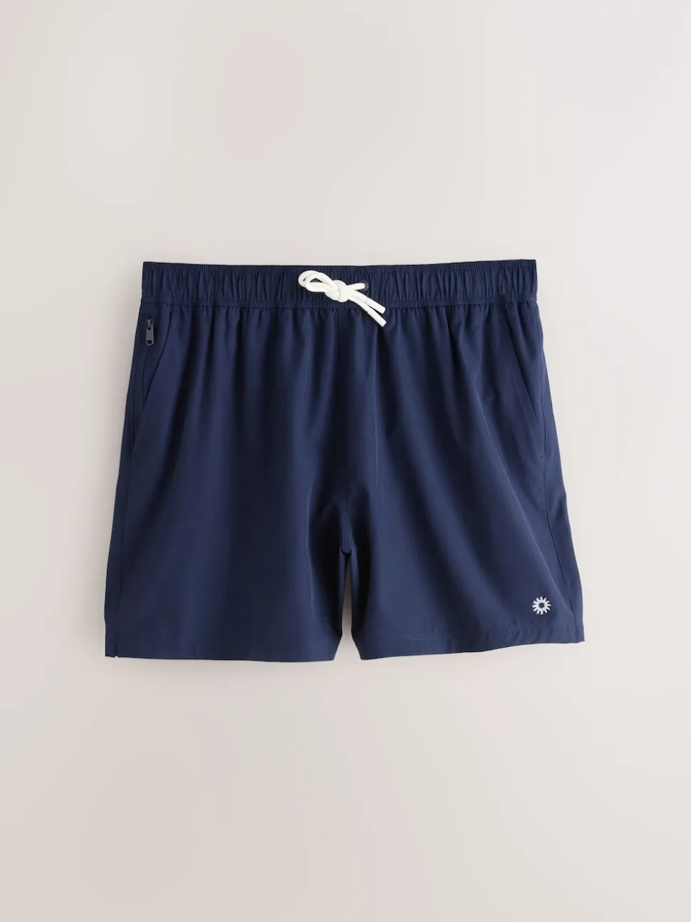 Navy Blue Motion-Flex 5 Inch Swim Shorts