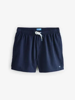 Navy Blue Palm Logo Essential Swim Shorts