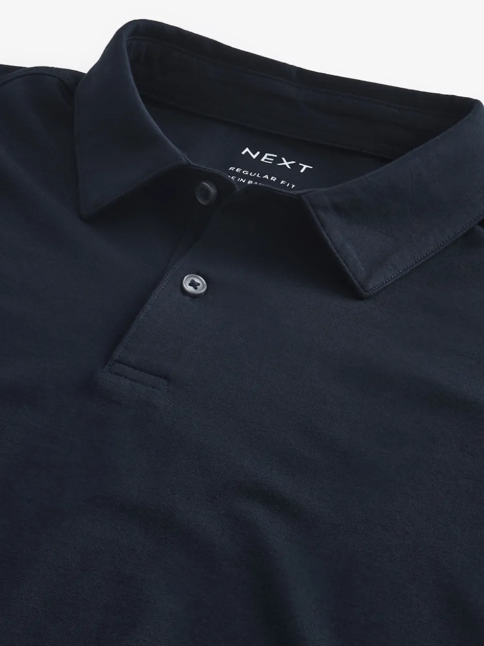 Navy Blue Regular Fit Short Sleeve Polo Shirt