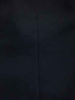 Navy Blue Regular Fit Two Button Suit Jacket