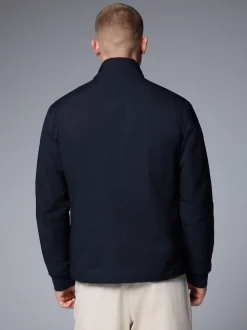 Navy Blue Shower Resistant Padded Twill Utility Jacket