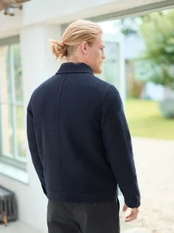 Navy Blue Signature 100% Wool Jacket