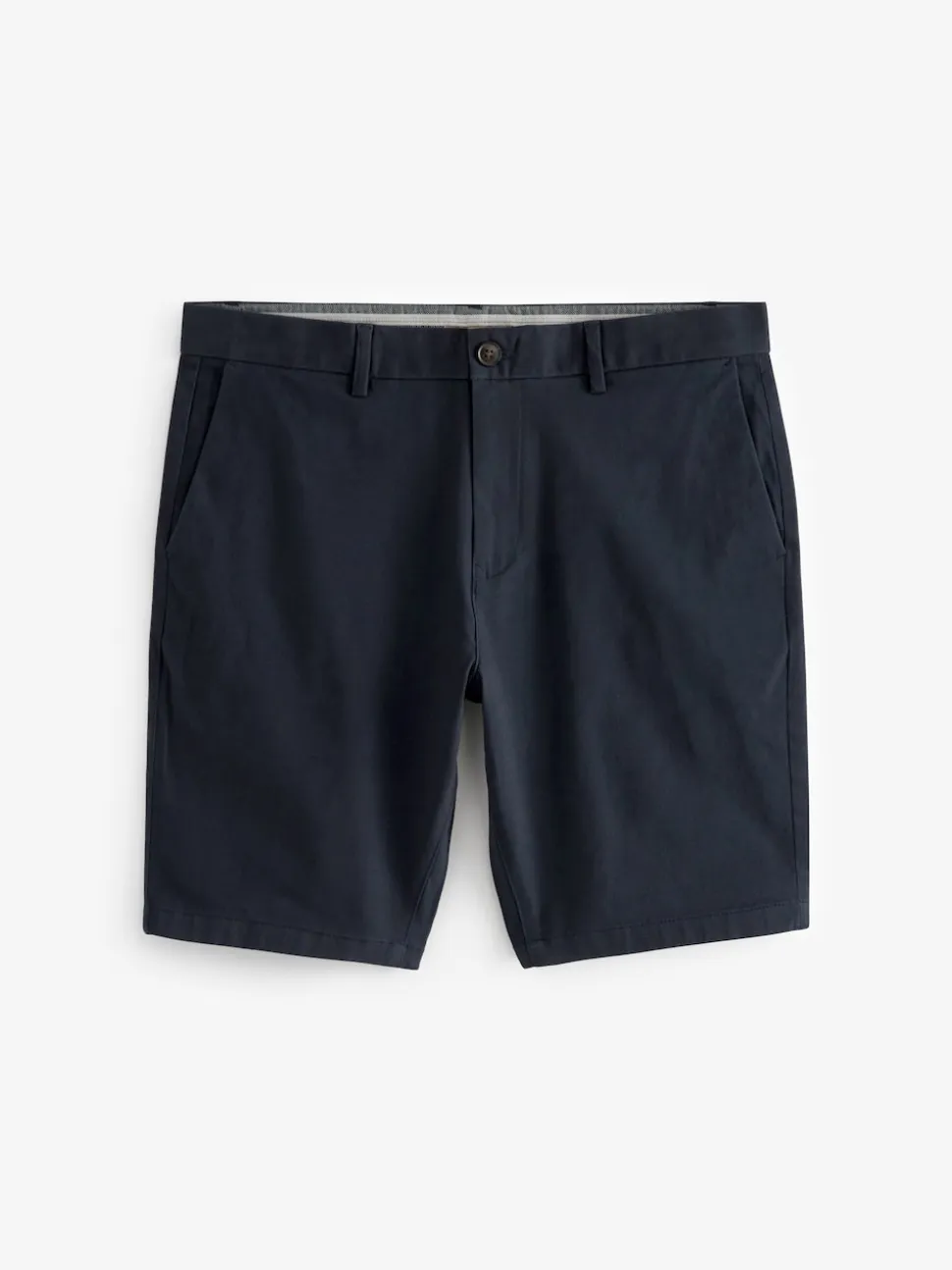 Navy Blue Skinny Fit Stretch Chinos Shorts