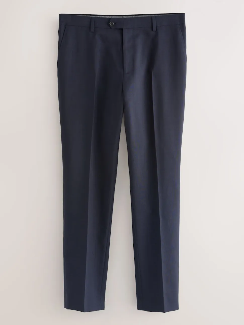 Navy Blue Slim Fit Slim Fit Signature Nova Fides 100% Italian Wool Suit Trousers