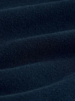 Navy Blue Soft Touch Quarter Zip Neck Fleece