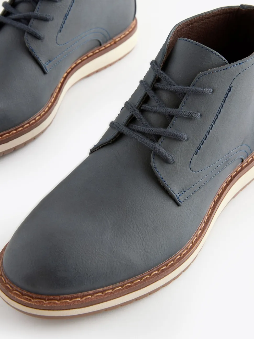 Navy Blue Sports Boots