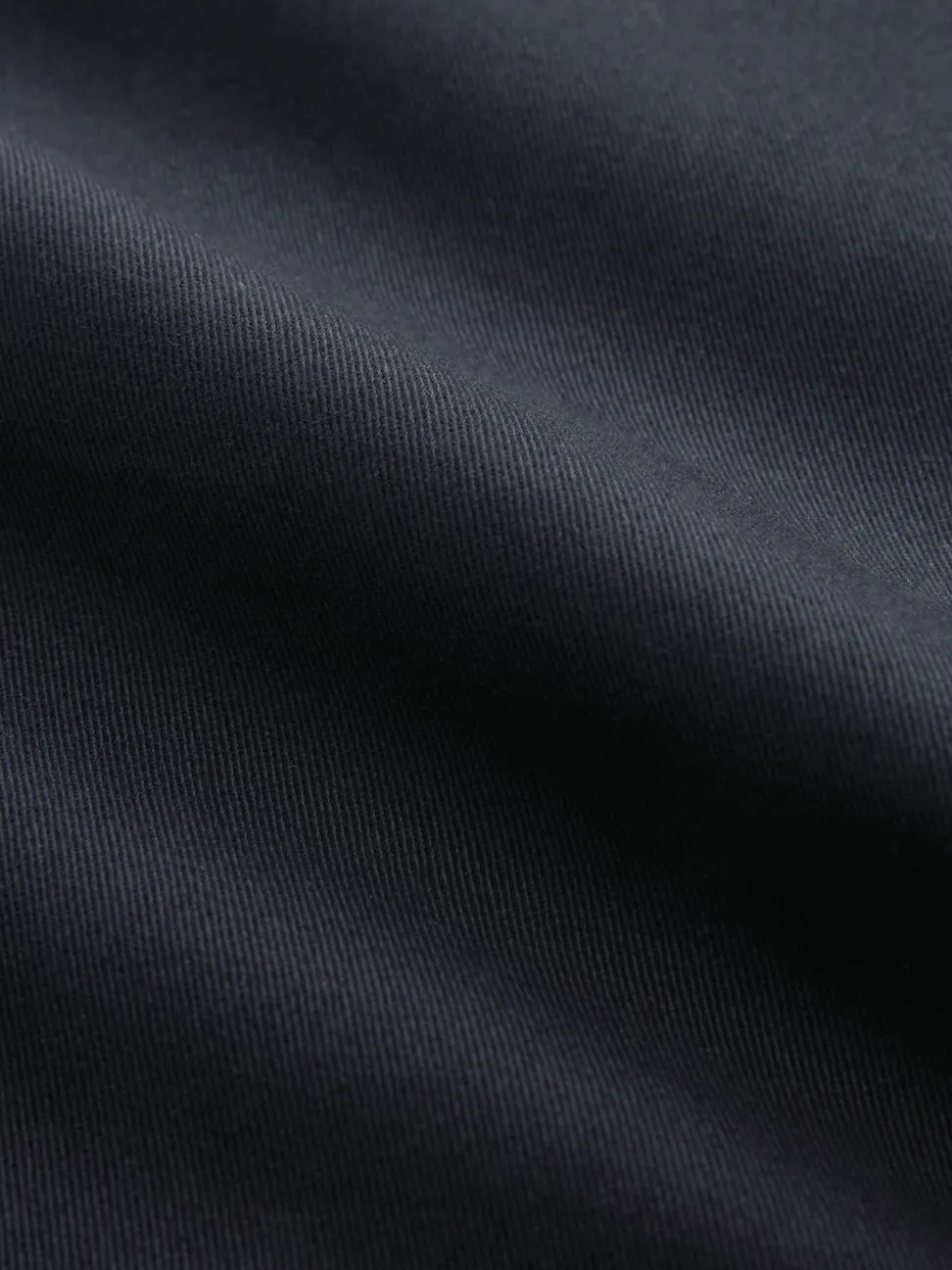 Navy Blue Straight Fit 100% Cotton Chino Trousers