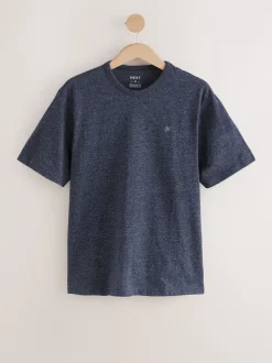 Navy Blue Stripe Jersey Short Pyjamas Set