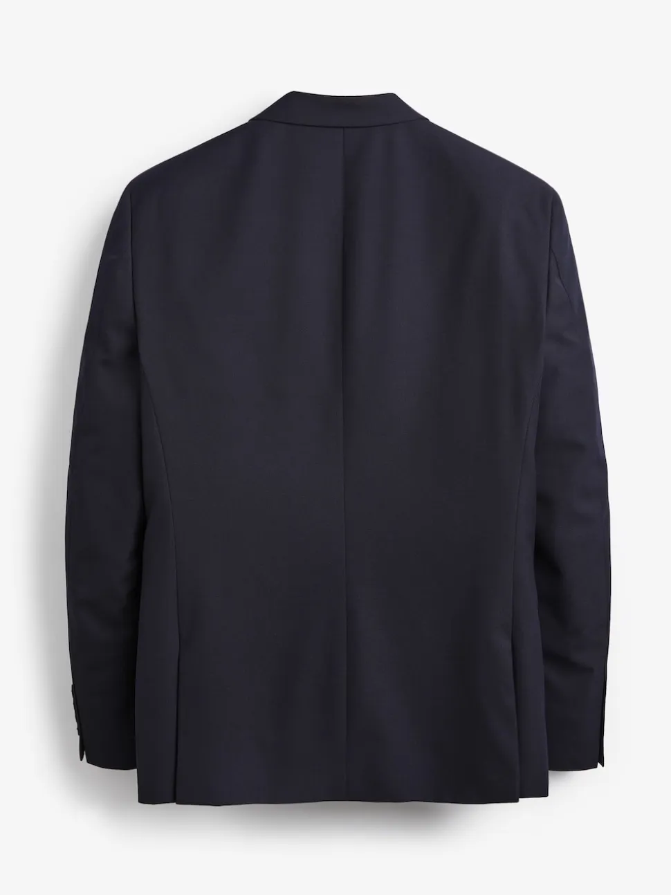 Navy Blue Tailored Fit Two Button Suit Jacket