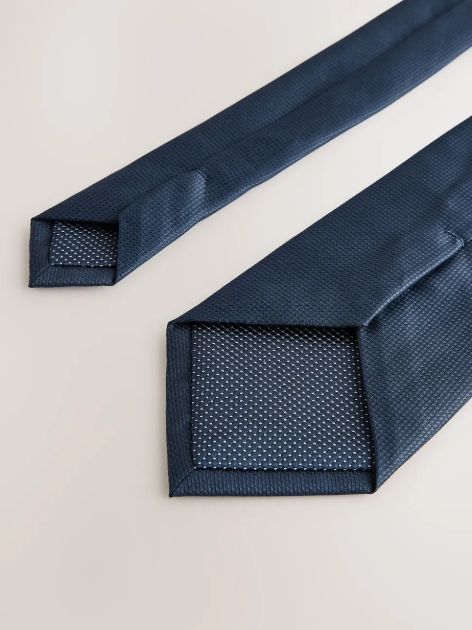 Navy Blue Textured Tie