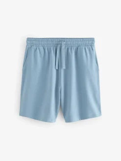Navy Blue/Blue Lightweight 100% Cotton Shorts 3 Pack