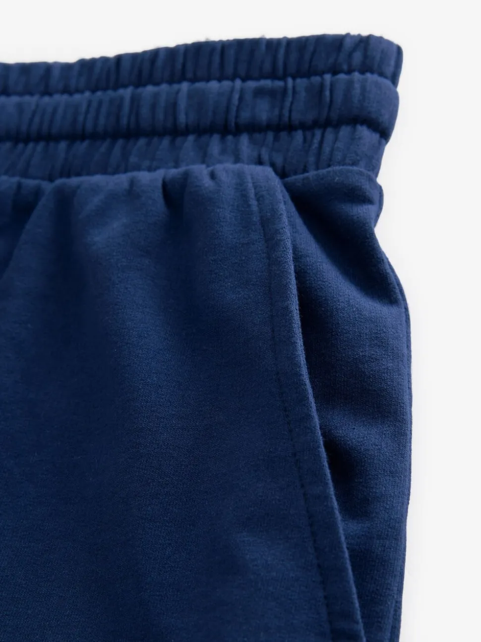 Navy Blue/Blue Lightweight 100% Cotton Shorts 3 Pack