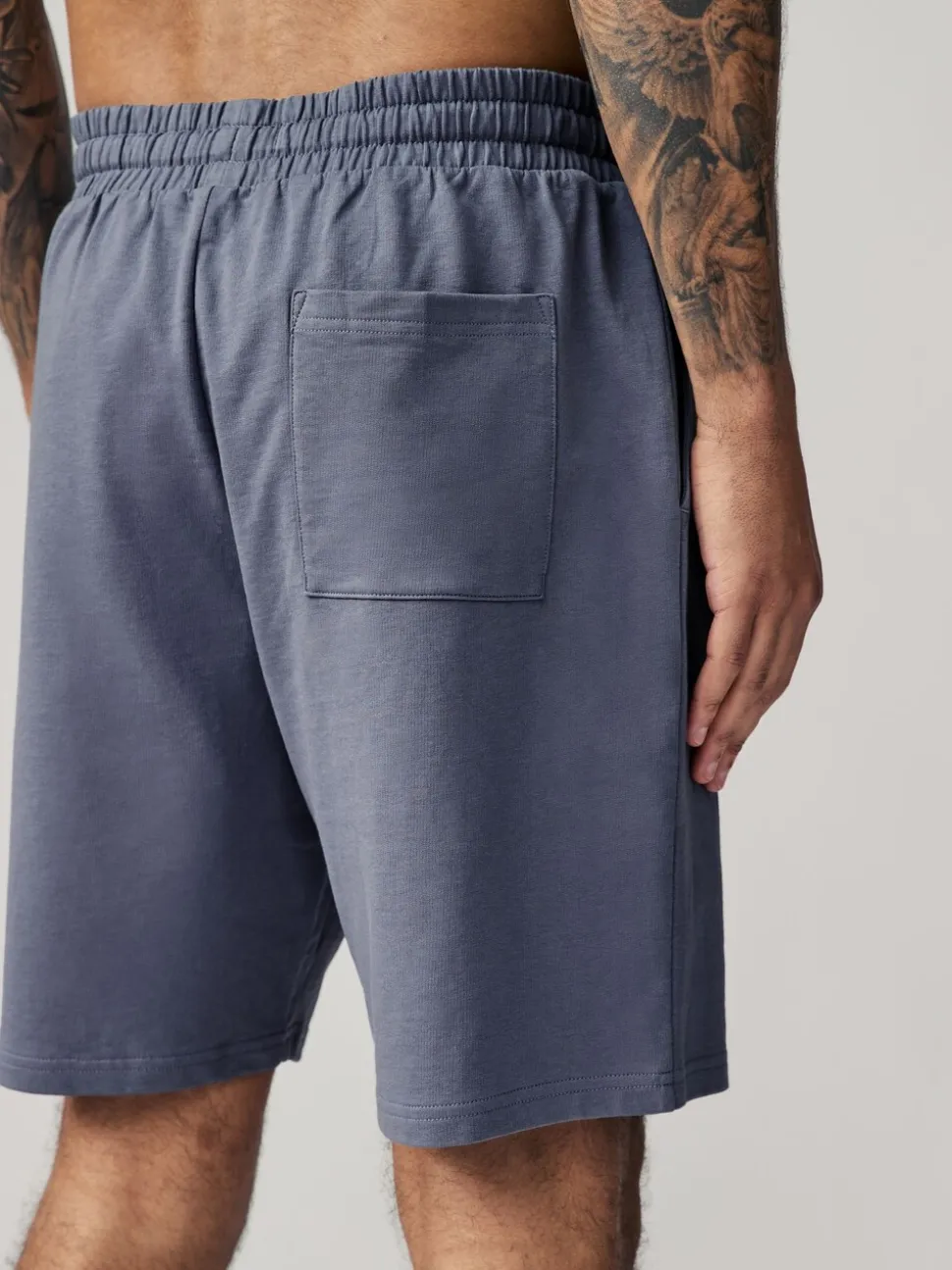 Navy Blue/Blue Lightweight 100% Cotton Shorts 3 Pack
