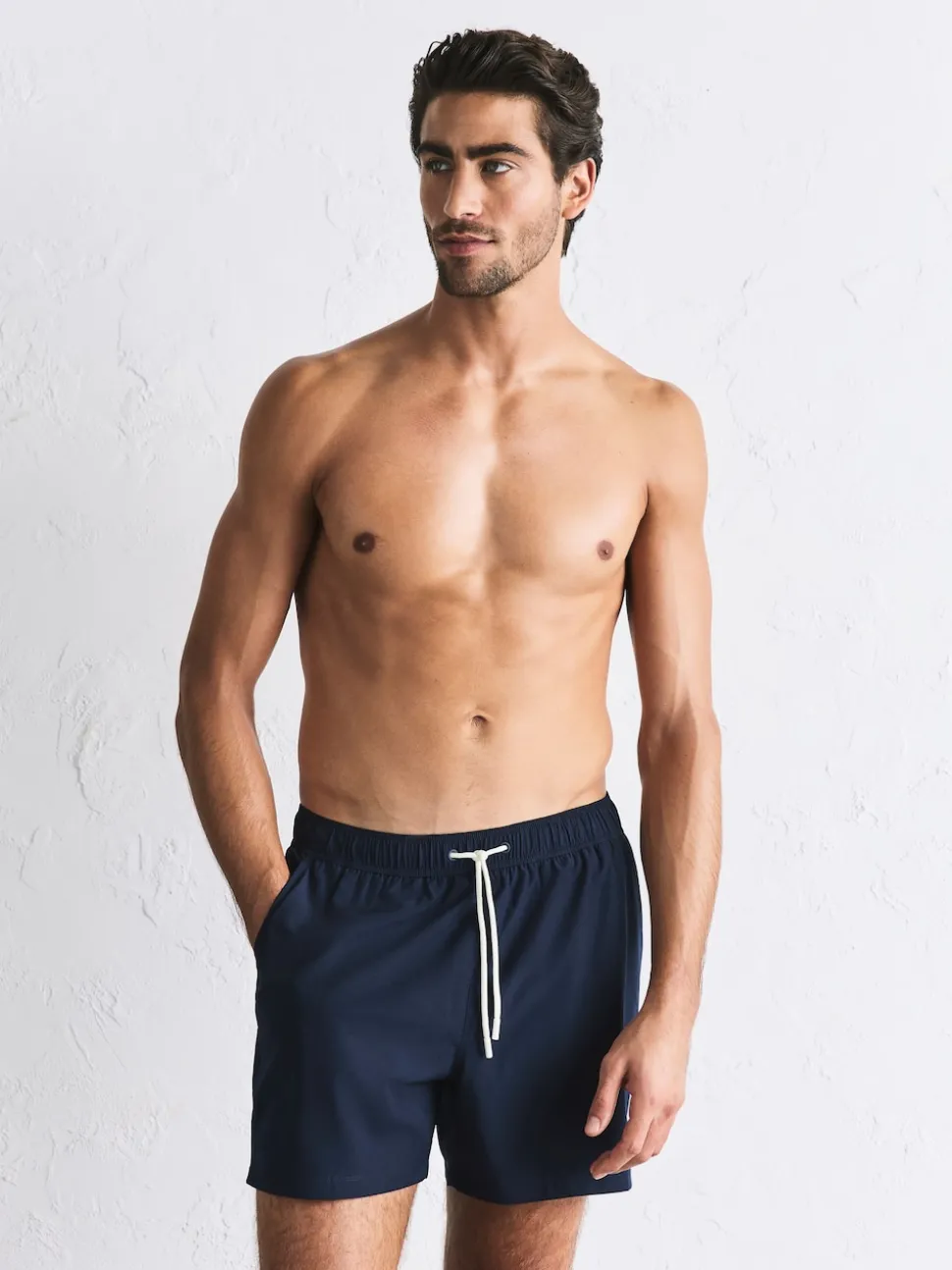 Navy Blue/Green Motionflex 5 Inch Swim Shorts 2 Pack