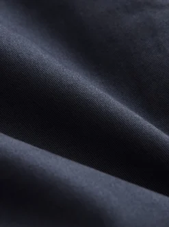 Navy Blue/Grey Charcoal Straight Fit Stretch Chino Trousers 2 Pack