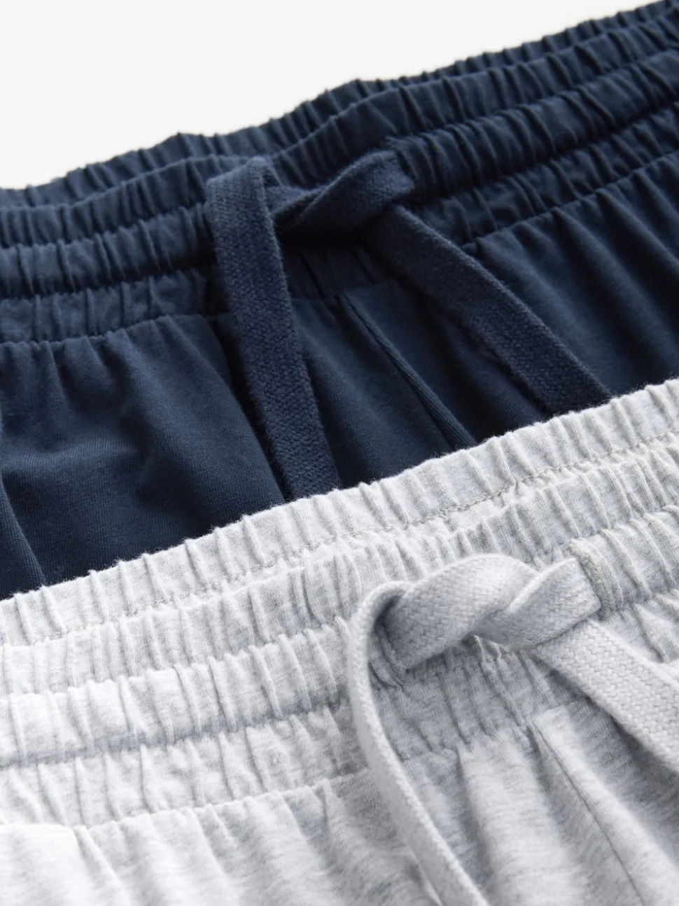 Navy Blue/Grey Cuffed Cuffed Pyjamas 2 Pack