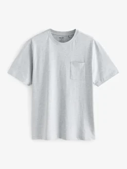 Navy Blue/Grey Cuffed Cuffed Pyjamas 2 Pack