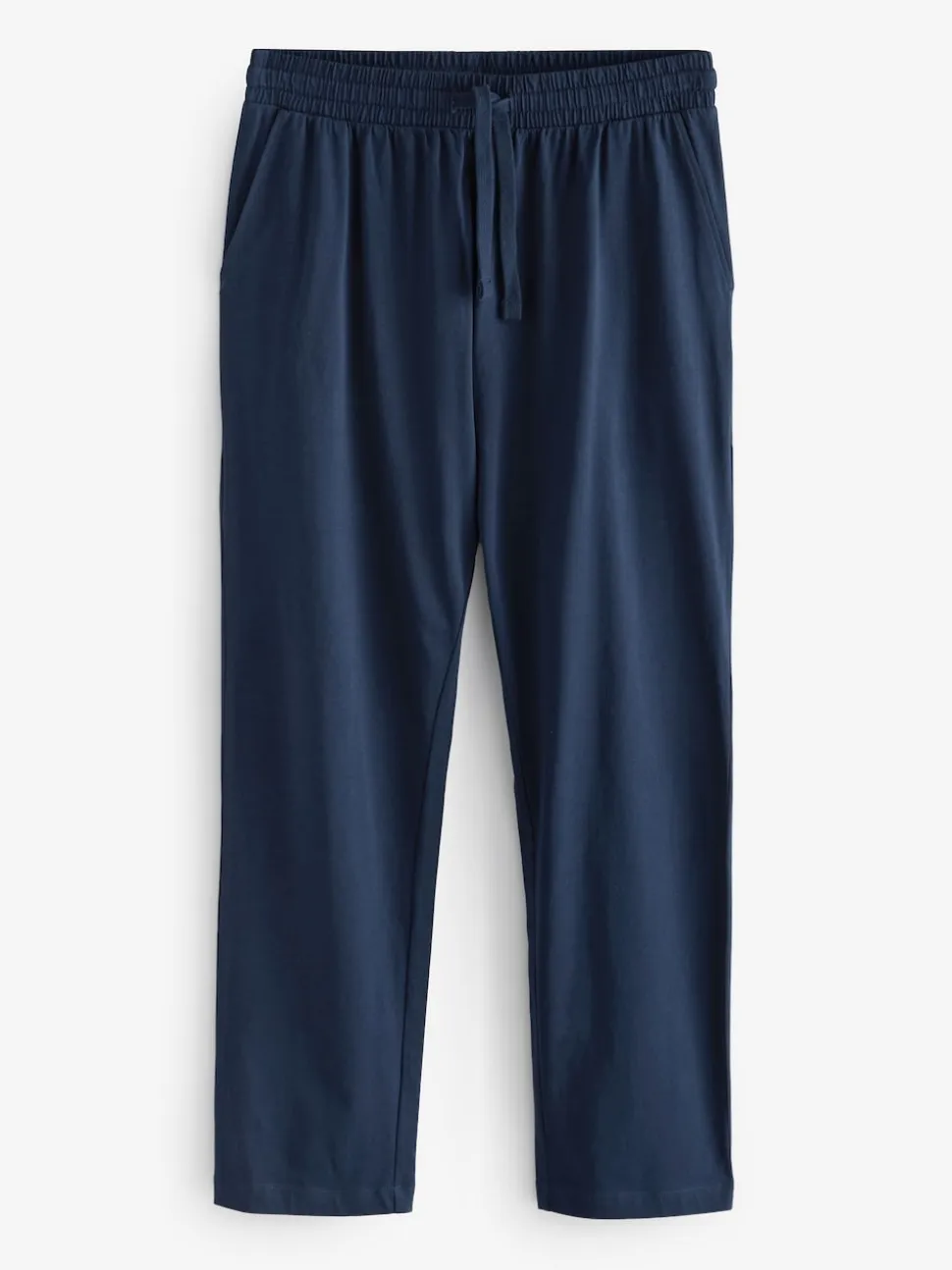 Navy Blue/Grey Long Sleeve Jersey Pyjamas Set