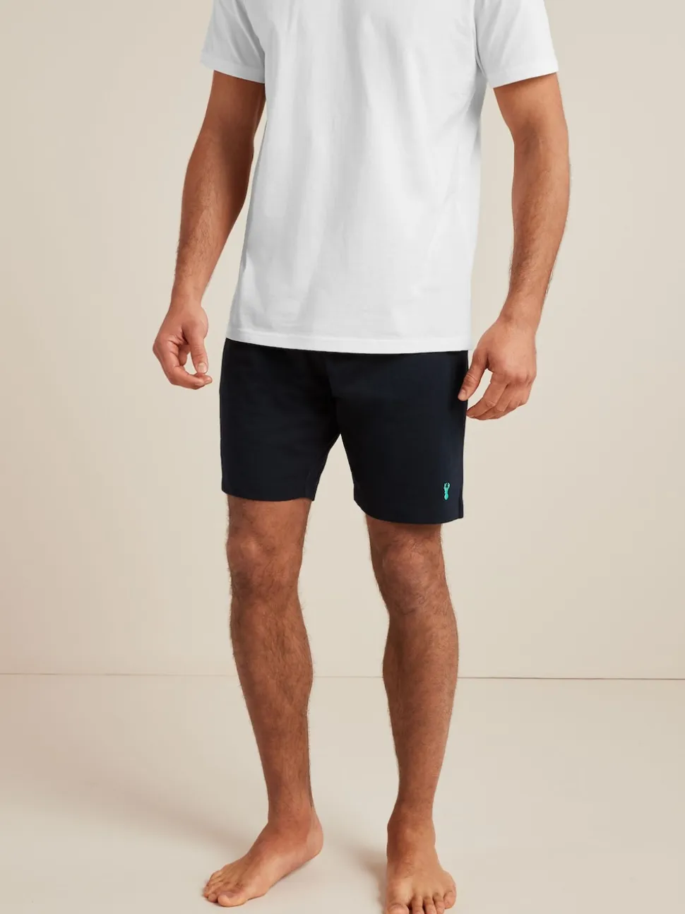Navy Blue/Grey/Black Loopback Soft Touch Shorts 3 Pack