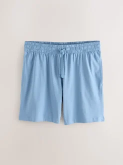 Navy Blue/Grey/Blue Jersey Pyjamas Shorts Set 3 Pack