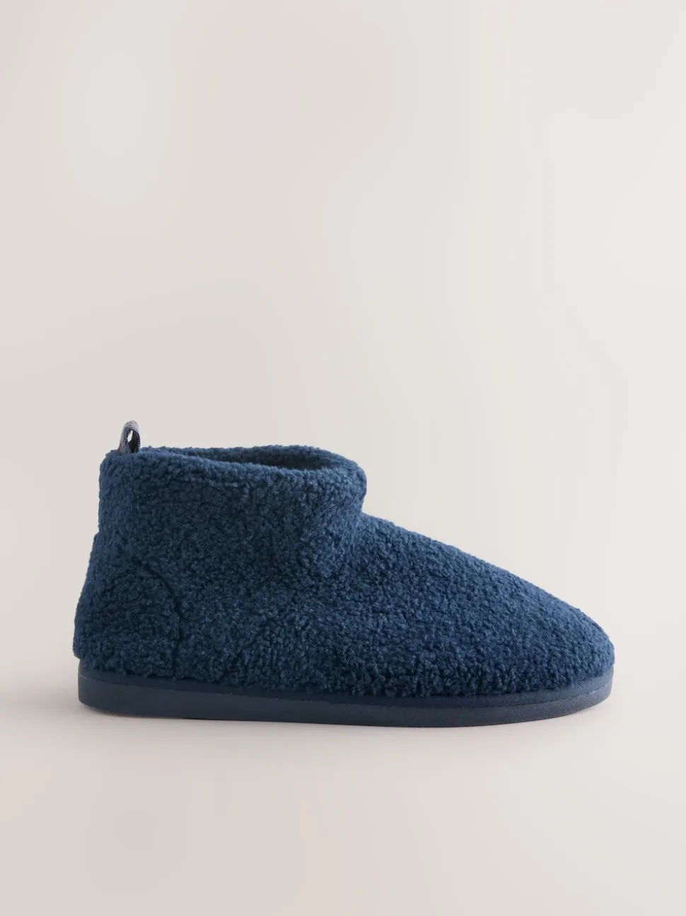 Navy Borg Boot Slippers