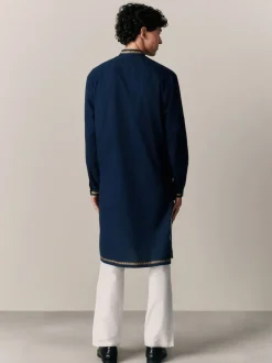 Navy Kurta