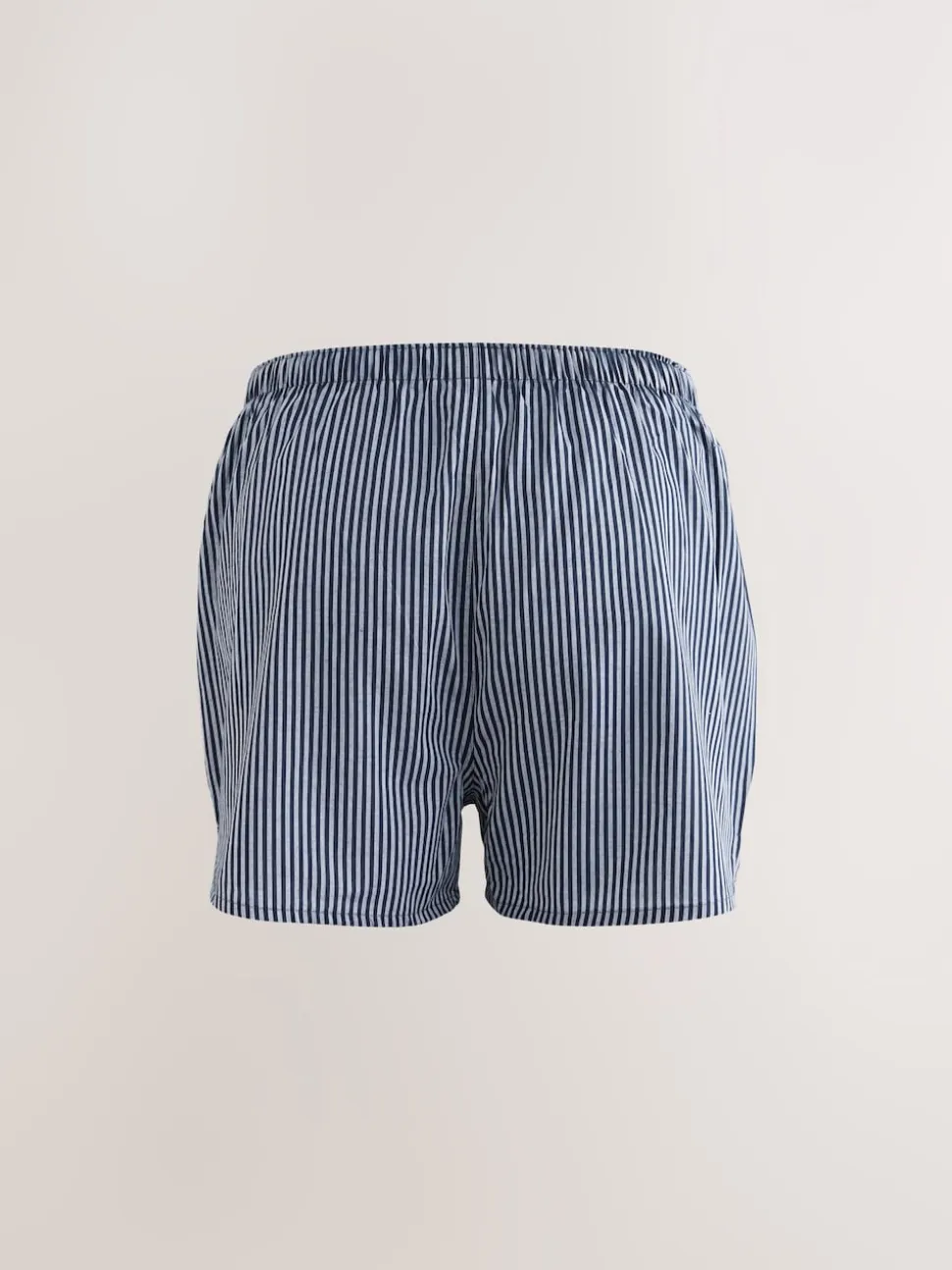 Navy Mixed Pattern 8 pack Woven Pure Boxers