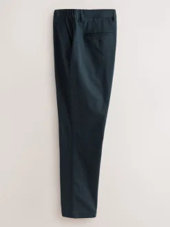 Navy Muscle Fit N.Premium Smart Cotton TENCEL™ Lyocell Blend Chinos With Comfort Waistband