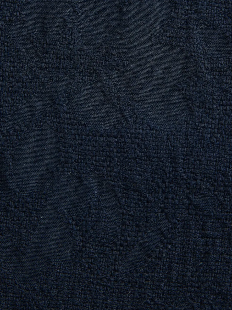Navy Regular Fit Nova Fides Italian Fabric Crochet Pattern Suit Jacket