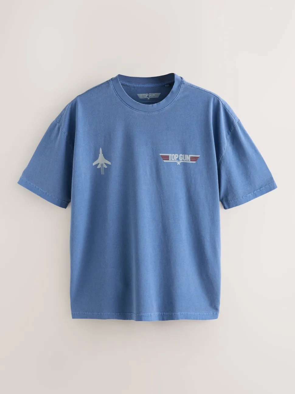 Navy Regular Fit Regular Fit Top Gun License T-Shirt