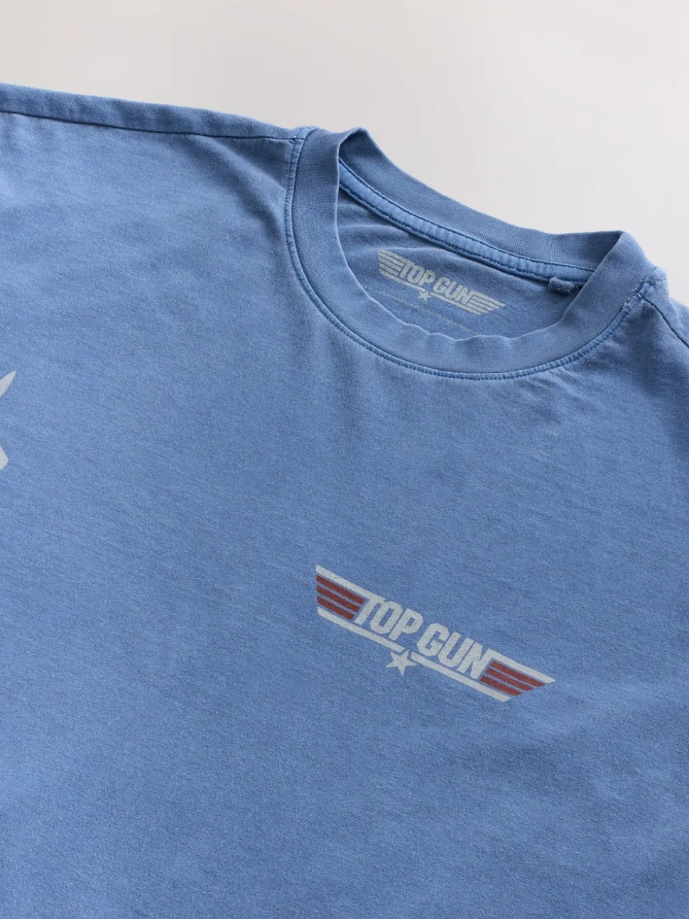 Navy Regular Fit Regular Fit Top Gun License T-Shirt