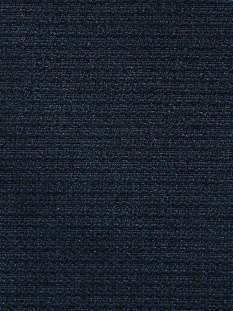 Navy Regular Fit Smart Textured Trousers With Stretch Waistband