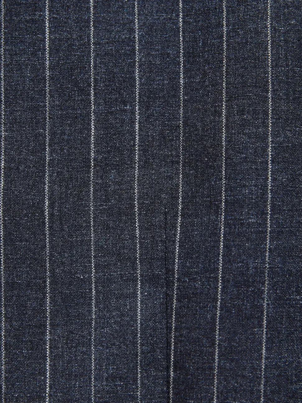Navy Regular Fit Striped Suit Waistcoat