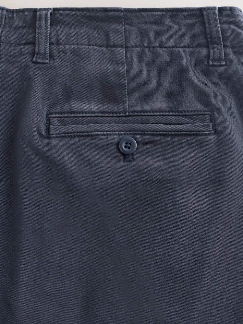 Navy Regular Tapered Fit Authentic Sunbleached Trousers
