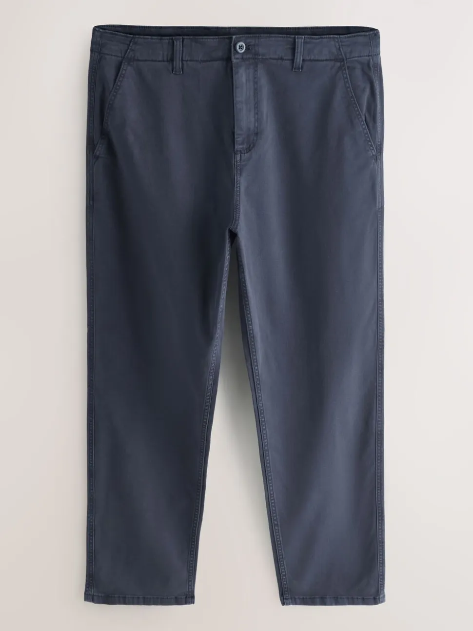Navy Regular Tapered Fit Authentic Sunbleached Trousers