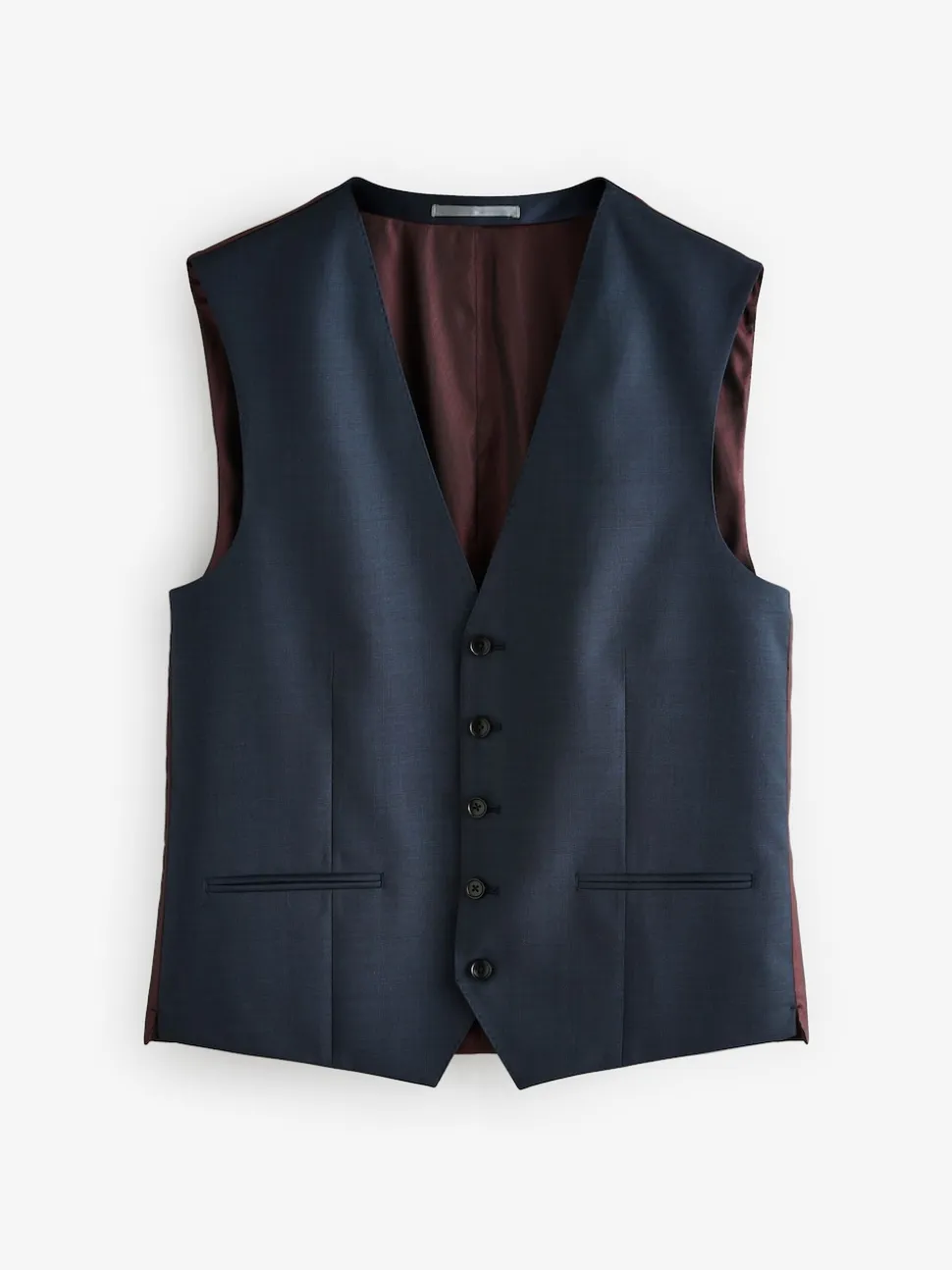Navy Signature Cerutti !00% Italian Wool Suit Waistcoat