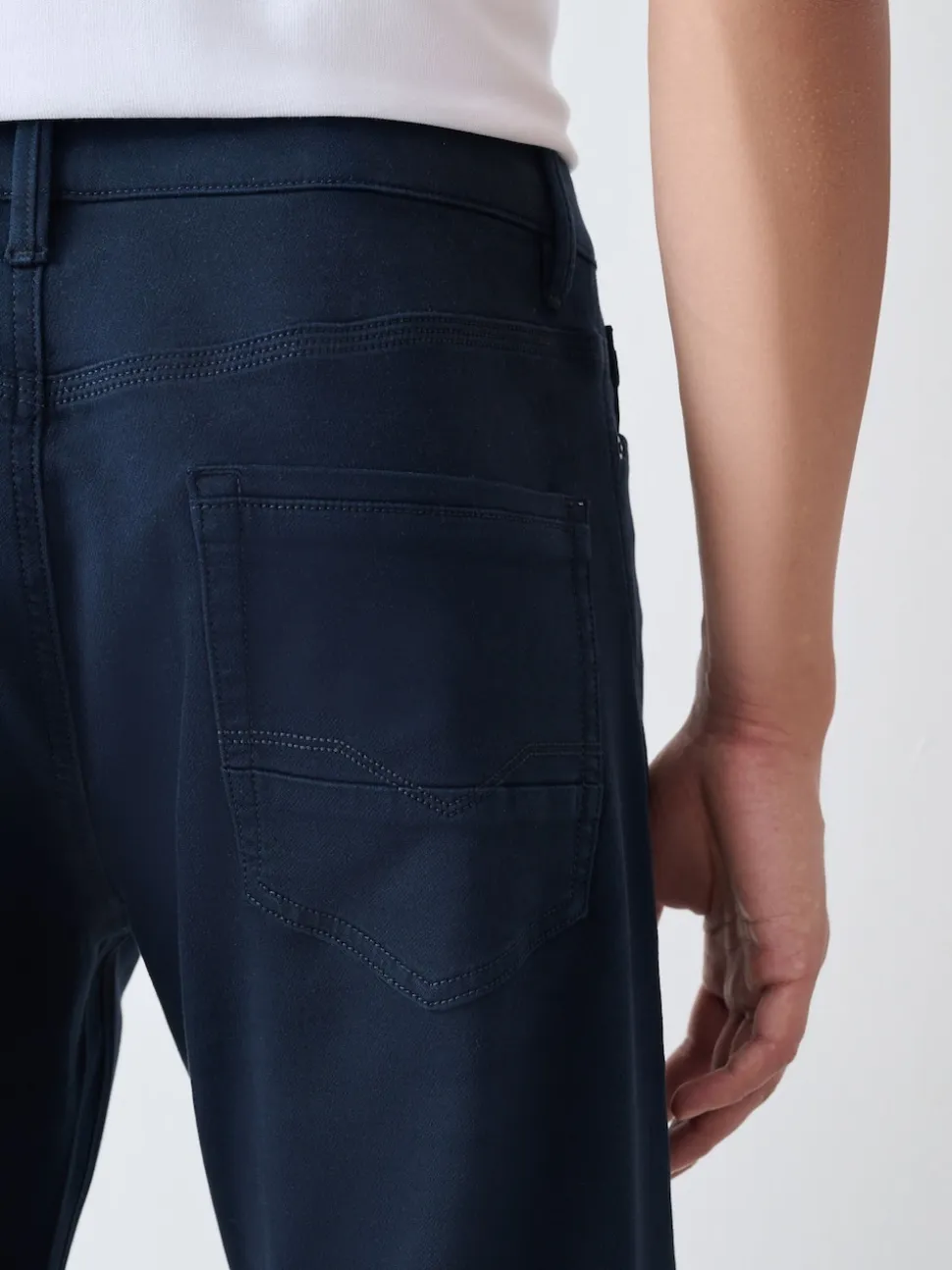 Navy Slim Fit Comfort Stretch Jeans
