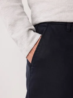 Navy Slim Fit Motionflex Chino Trousers