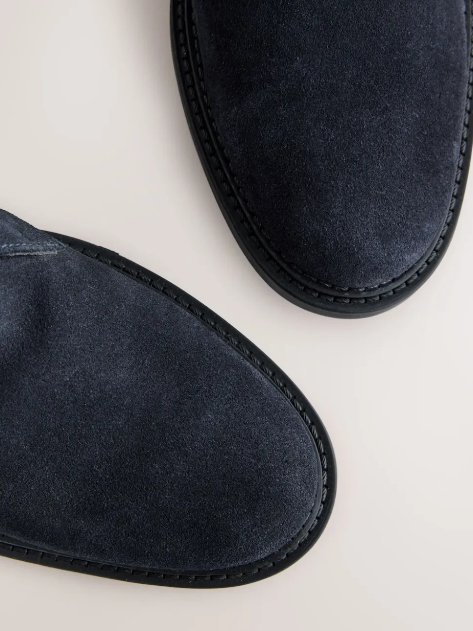 Navy Smart Suede Chukka Boots