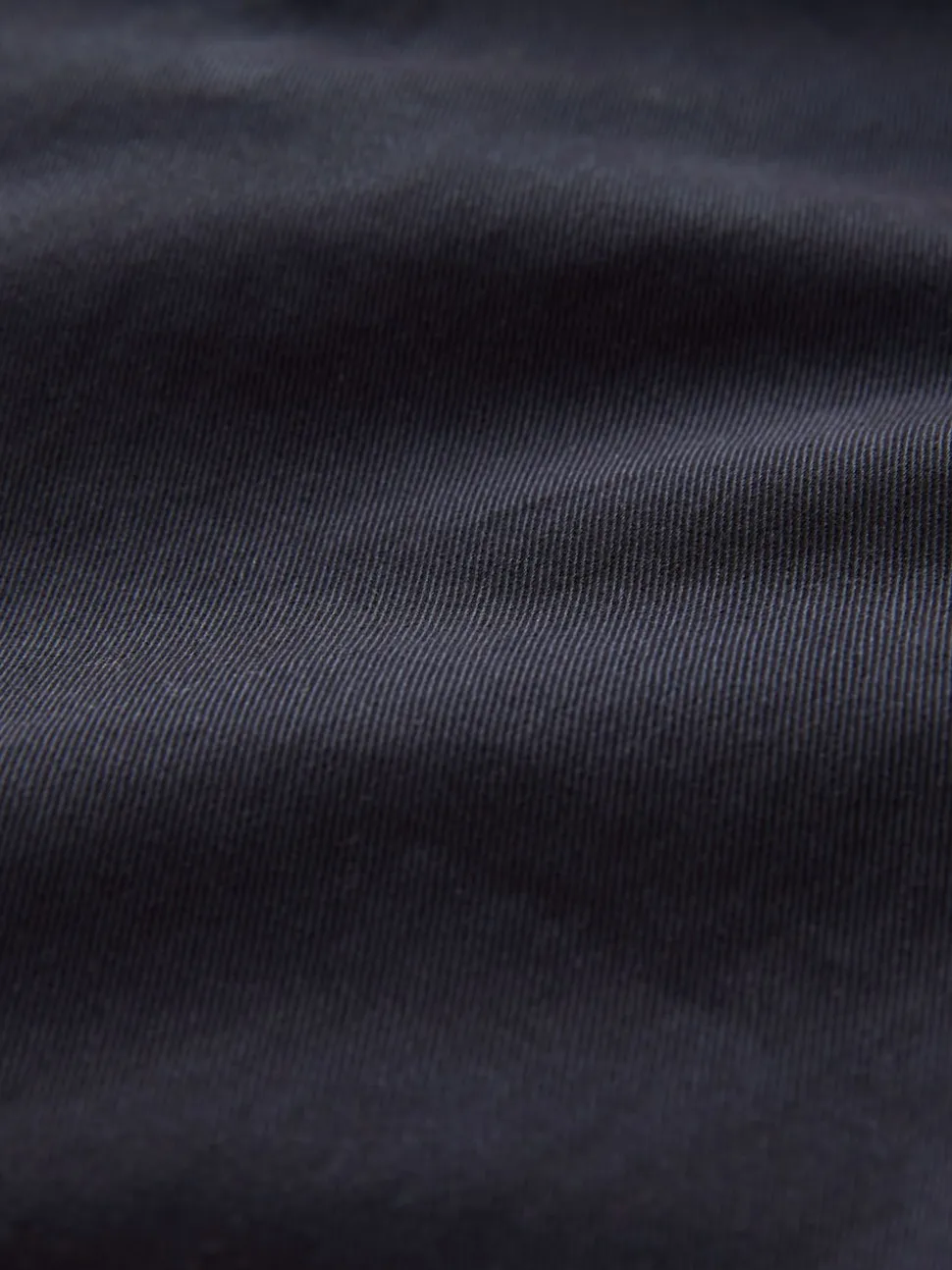 Navy Straight Fit Belted Soft Touch Pleated Chino Trousers