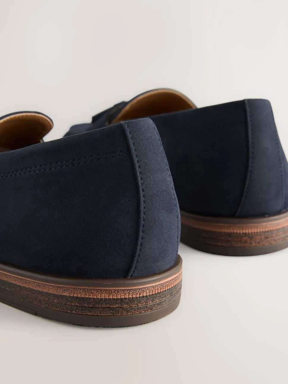 Navy Tassel Loafers