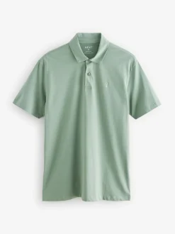 Navy/Black/Grey/White/Sage Green Slim Fit Short Sleeve Jersey Polo Shirts 5 Pack