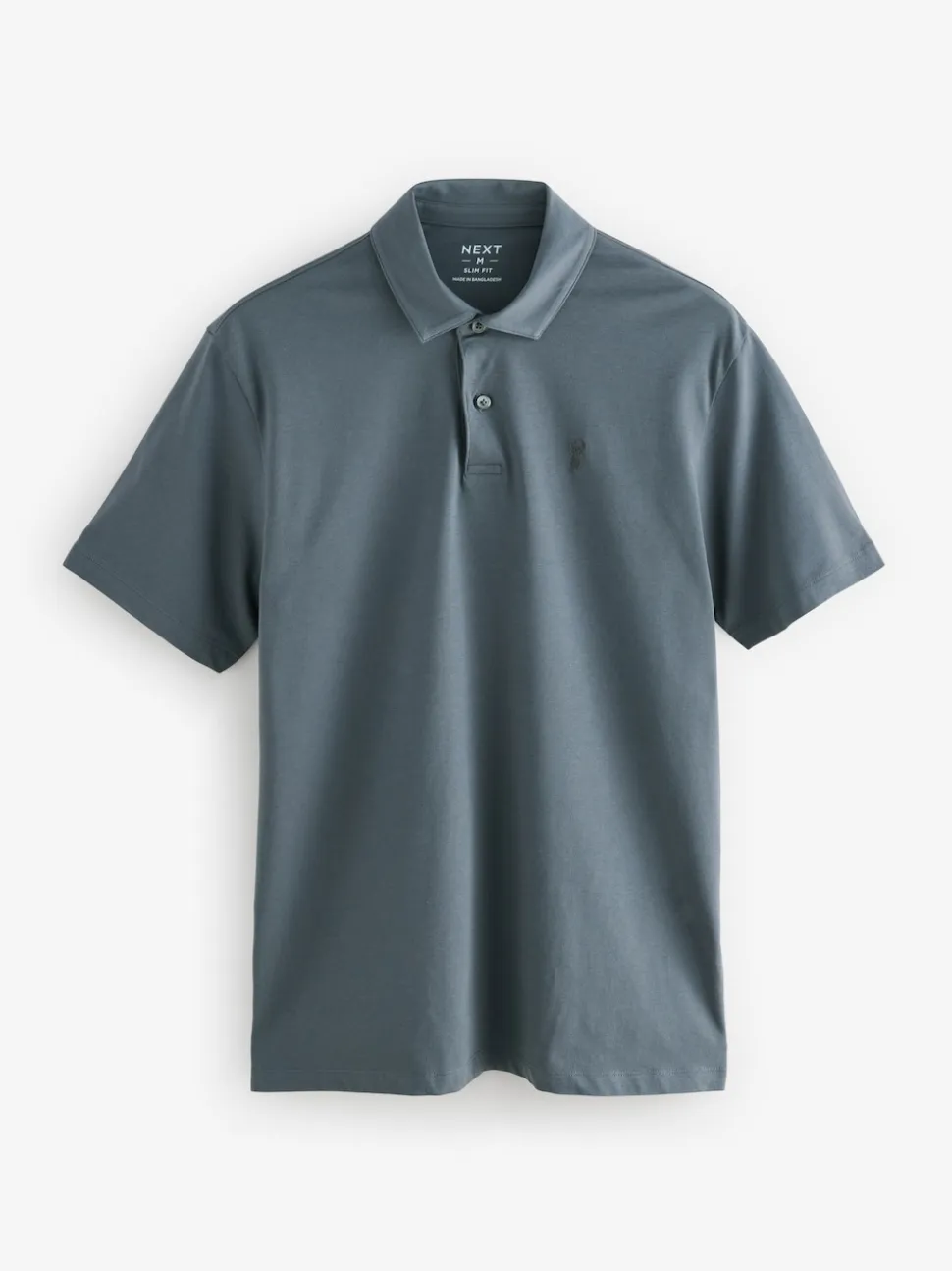Navy/Black/Grey/White/Sage Green Slim Fit Short Sleeve Jersey Polo Shirts 5 Pack