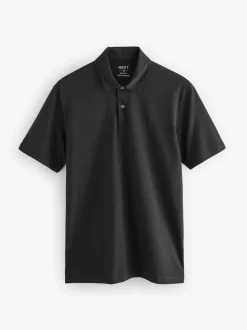 Navy/Black/Grey/White/Sage Green Slim Fit Short Sleeve Jersey Polo Shirts 5 Pack