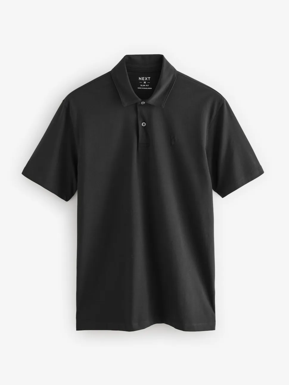 Navy/Black/Grey/White/Sage Green Slim Fit Short Sleeve Jersey Polo Shirts 5 Pack