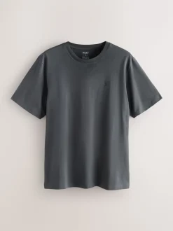 Navy/Black/White/Grey Regular Fit T-Shirts 4 Pack