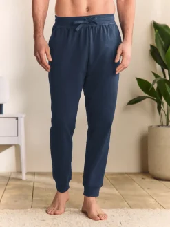 NavyBlue Cuffed Loopback Soft Touch Cuffed Joggers