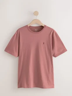 Navy/Blue/Pink/Green Regular Fit T-Shirts 4 Pack